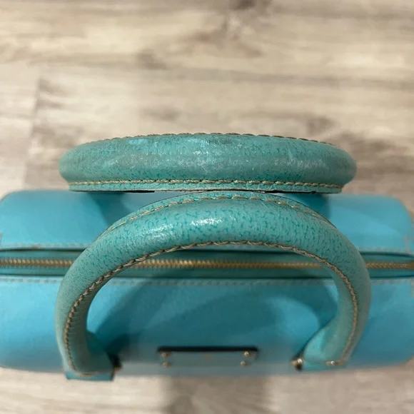 Kate Spade Bag Aqua Tiffany Blue Purse - Picture 5 of 6